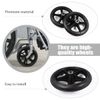 Healifty 2pcs Front Wheelchair Wheel Solid Wheel Replacement for Wheelchairs Rollators Walkers 7 Inch