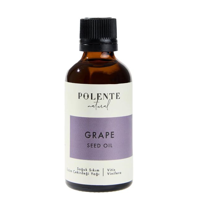 Polente Natural - Üzüm Çekirdeği Yağı - Soğuk Sıkım (50 ml)