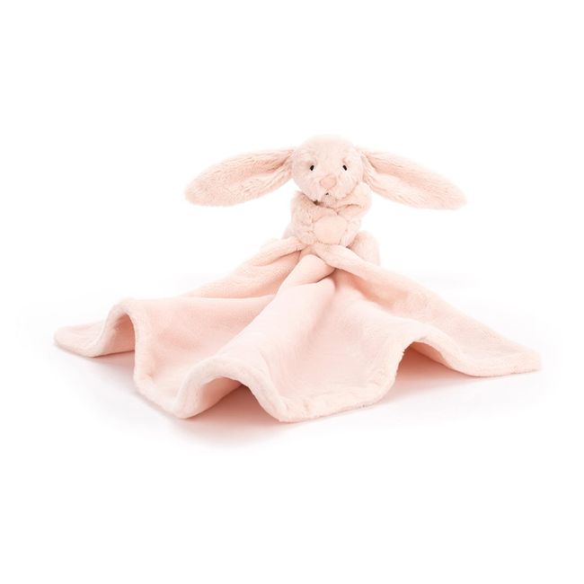 Jellycat Bashful Blush Bunny Soother Baby Stuffed Animal Security Blanket