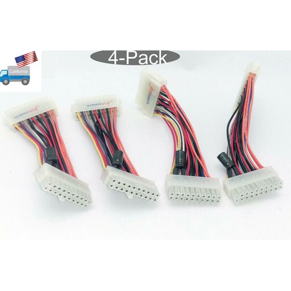 4-Pack: 20pin ATX Power Supply Extension Cable/ PC MotherBoard +5VSB Stabilizer