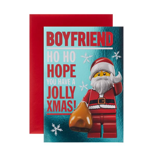 Hallmark Christmas Card For Boyfriend - Lego Design