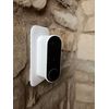 Nest Hello Doorbell Wall Plate   45° degree Angle Mount Kit Left/Right -WHITE!