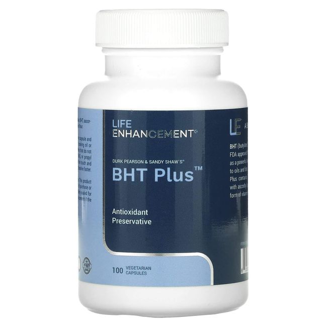 2 X Life Enhancement, Durk Pearson & Sandy Shaw's BHT Plus , 100 Capsules