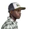 Buff Unisex White Darryl Trucker Cap, Blanc, Einheitsgröße EU