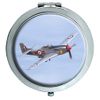 P-51 Mustang Aircraft Compact Mirror