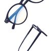 PROFLEX Visionary Reading Glasses, Anti-headache, Screen Blue Light Blocking, Spring Hinges, Impact and Scratch Resistant (Blu, 2.0)