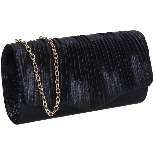 SwankySwans Women's Alice Clutch Bag, Navy