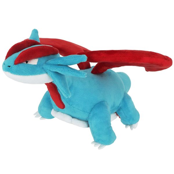 Sanei Boeki PP226 Pokémon All Star Collection Plush Toy, Salamence, Size S, W 6.5 x D 12.6 x H 7.1 in (16.5 × 32 × 18 cm)