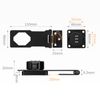 Security Hasp with Combination Lock Hasp Lockable, Security Hasp Cabinet Lock Combination Lock with Combination Code Security Latch for Cupboard Small Doors Cabinets