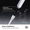 Kludi 81072 X3 Shower Hose, Chrome, 1,60 m