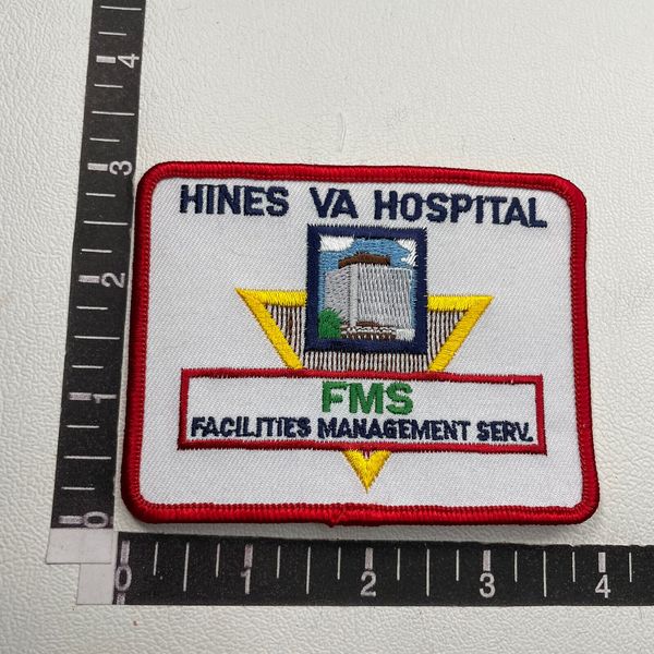 circa 1990s Patch HINES VA HOSPITAL FMS FACILITIES MANAGEMENT TEAM (Medical)00TL