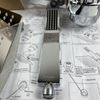 G-Promise Metal Rainfall Shower Head with Filter and Handheld