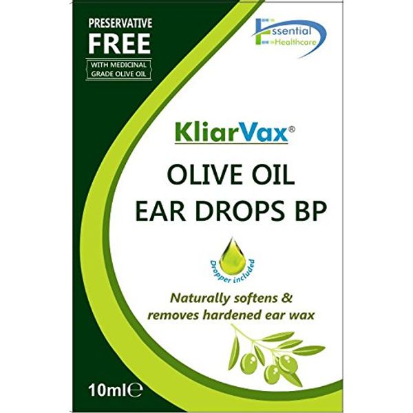 KliarVax Olive Oil Ear Drops, 10 ml