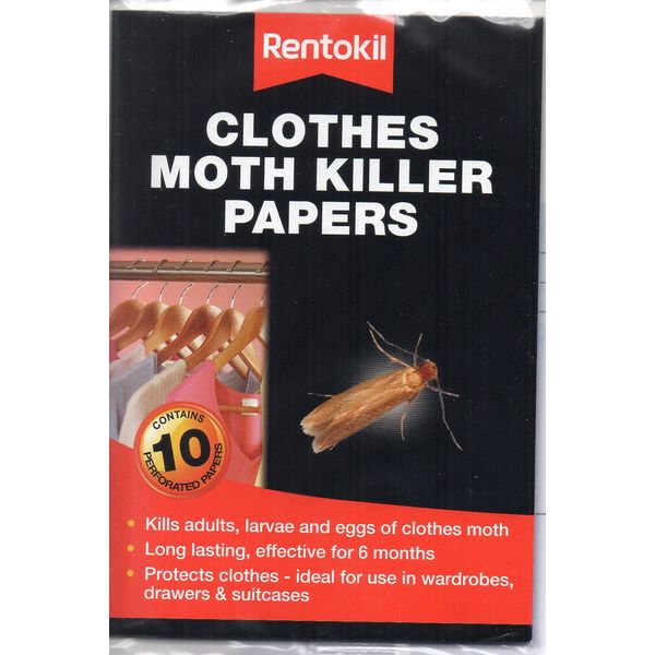 Rentokil R.KIL MOTH KILL PAPERS PK10 FA115