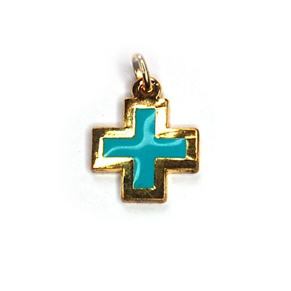 Cross Gold Blue