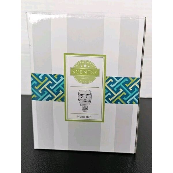 Scentsy Mini Warmer Home Run Baseball Retired wall Plug in Wax Warmer NIB