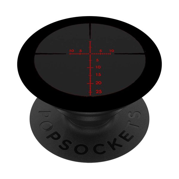 2nd Amendment Hunting Shooting Sniper Scope PopSockets PopGrip: Swappable Grip for Phones & Tablets