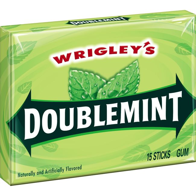 Freedent Chewing Gum Spearmint Flavored 15 Stick x 12 Pk Non