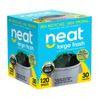 Neat Tall Kitchen 30 Gallon Drawstring Trash Bags - (MEGA 120 COUNT) - Triple