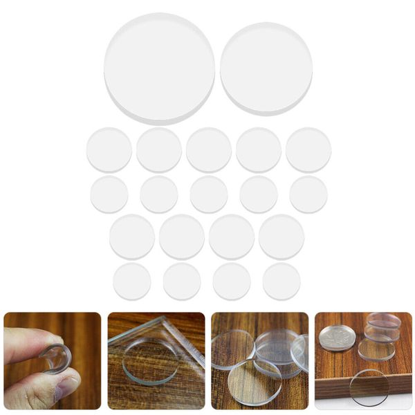 20pcs Glass Tabletops Suction Bumpers Table Spacers Furniture Countertop Bumpers