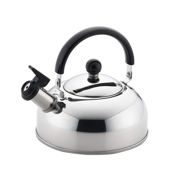 Yoshikawa SJ2218 Kettle, Whistling Kettle, Made in Japan, IH Compatible with Gas Fire, 0.4 gal (1.4 L) NEW Prell