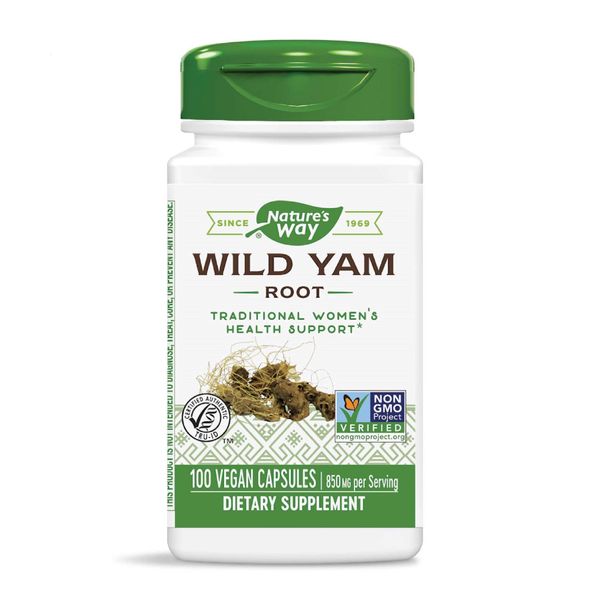 Nature's Way Wild Yam Root, 850 mg per serving, 100 Count (Pack of 1)