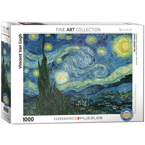 Eurographics Starry Night by Vincent Van Gogh 1000-Piece Puzzle