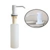 US Kitchen Deck Mount White Painting 1Hole For Sink Liquid Soap Dispenser Bottle