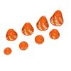BirTee PRO Speed Golf Tees - Enhanced Durability, 8 Pack. Indoor/Simulator/Winter Tees. (Orange)