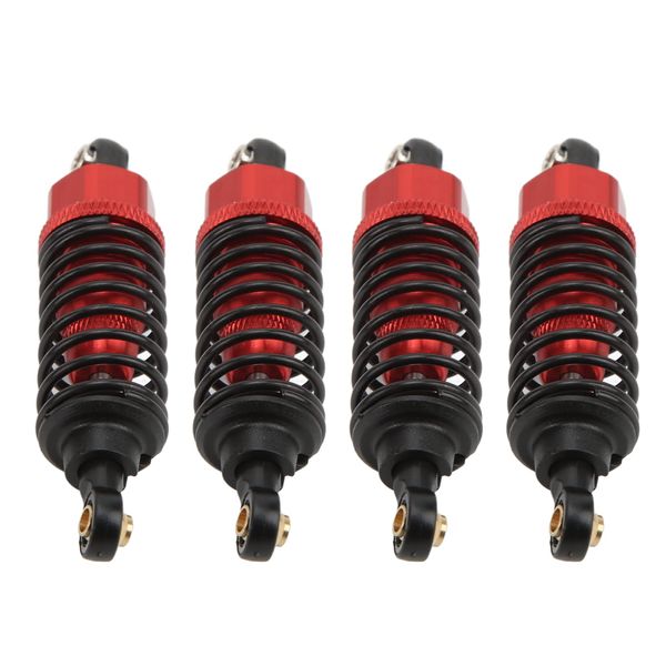 RC Shock Absorber, RC Shock Adjustable Damper Upgraded for TAMIYA for TT-02 red