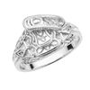 Antique 925 Sterling Silver Girls Ring WJS22377RSF