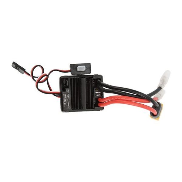 RC 80A ESC, Black Powerful Programmable Heat Dissipation 80A ESC Speed Controller Reliable for 1/10 Brushed RC Car