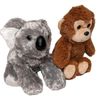 KOALA & MONKEY Mini Flopsie 8" Stuffed Animal Plush by Aurora