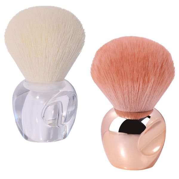 HawZeerLy 2 Pcs Nail Dust Brush Nail Art Dust Brush Multipurpose Makeup Tool Makeup Beauty Powder Blush Brush for Girl Woman