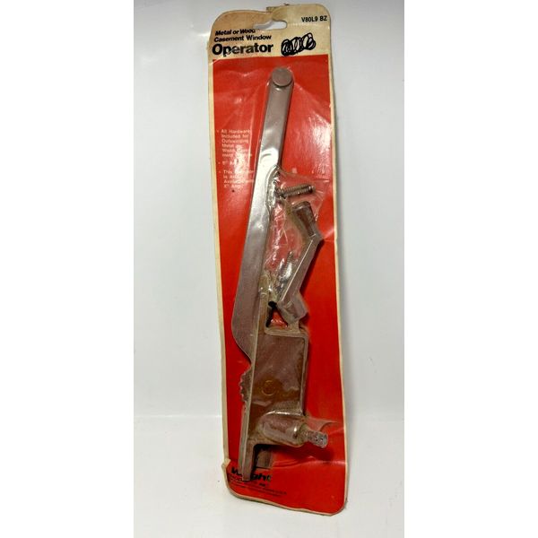 Wright Metal or Wood Casement Window Operator V80L9 BZ 9" Arm w/ Hardware