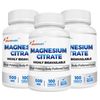 3 Packs - Magnesium Citrate 500mg per Serving