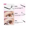 Set Extensiones de Pestañas Clusters Pestañas 9-16 mm Individual Lash