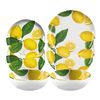 Lemon Melamine/Plastic/Outdoor/Camping/BBQ Dinnerware - Set (6)
