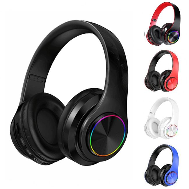 Wireless Headphones Bluetooth Headset Sport Earphone Stereo Foldable Sport  Microphone Headset Handfree Support SD MP3 Player