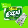 EXTRA Spearmint Sugar Free Chewing Gum Travel Essentials Mega Pack of Mint Refreshing Gum, 35 Stick Mega Pack