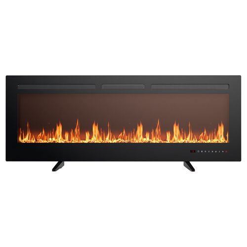 1500W/750W 60" Electric Fireplace, 13 Colors, Wall Mount, Recessed, Freest