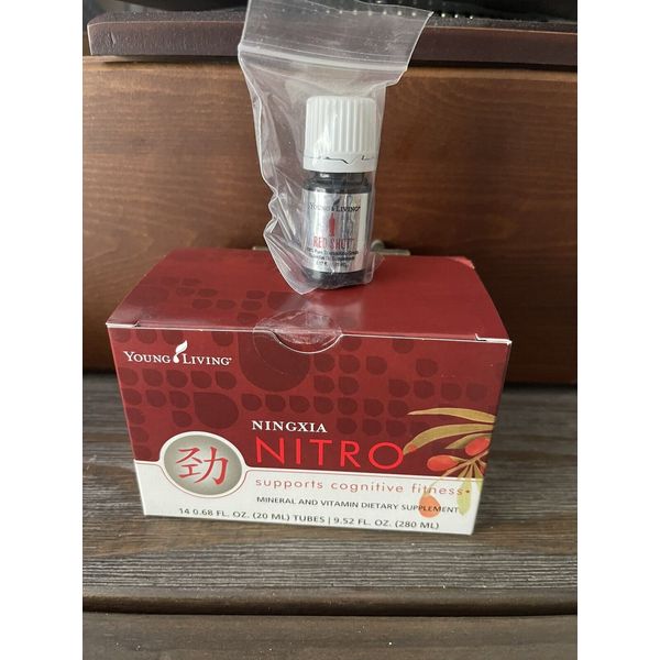 Young Living Ningxia Nitro 14 Tubes W/YL Red Shot~New