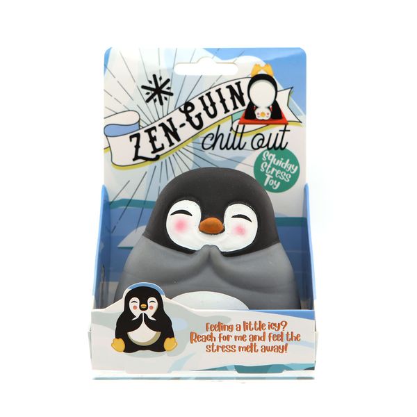 Boxer Gifts Zen-guin Stress Toys | Unique Stress Balls For Adults & Teenagers - Office Desk Toy - Helps With Anxiety Relief | Fun Cute Penguin Gifts & Secret Santa Presents For Colleagues