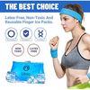 4X Finger Ice Pack Reusable Gel Ice Toe Cold Compression Sleeve Injuries Sprains