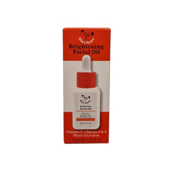 Dizzy Panda Brightening Facial Oil | Vitamin C, Omega 6 & 9, Plant Extracts | 30ml (1.01 fl oz)