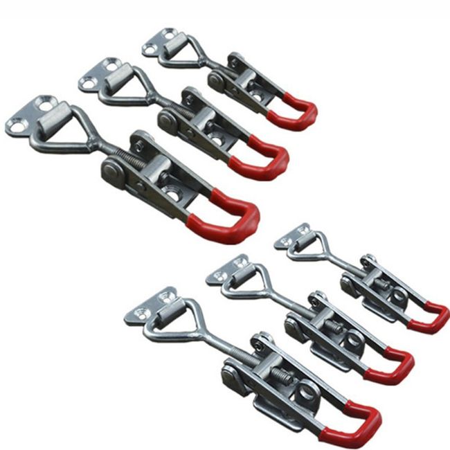 6 Pieces 4001 Metal Toggle Latches Adjustable Toggle Latches