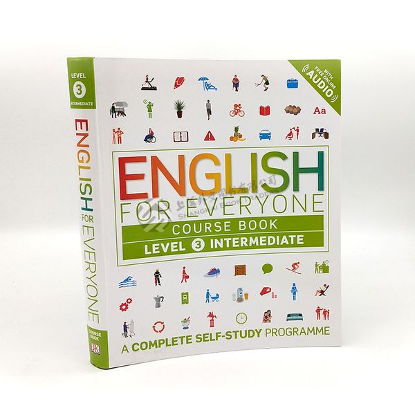 【上海外文】人人学英语3 课本英文原版 DK English for Everyone Course Book