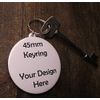 Gift Insanity MRS THATCHER - IRON LADY - BLACK BACKGROUND - 45mm Keyring