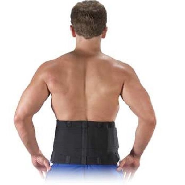 Bilt-Rite Mastex Health Vent-X Back Support, Black, Medium