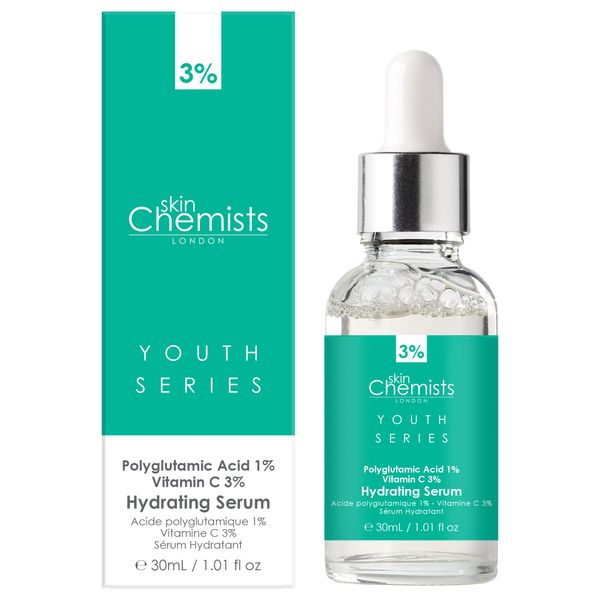 Hautchemiker Hydrating Serum - Polyglutaminsäure 1%, Vitamin C 3%